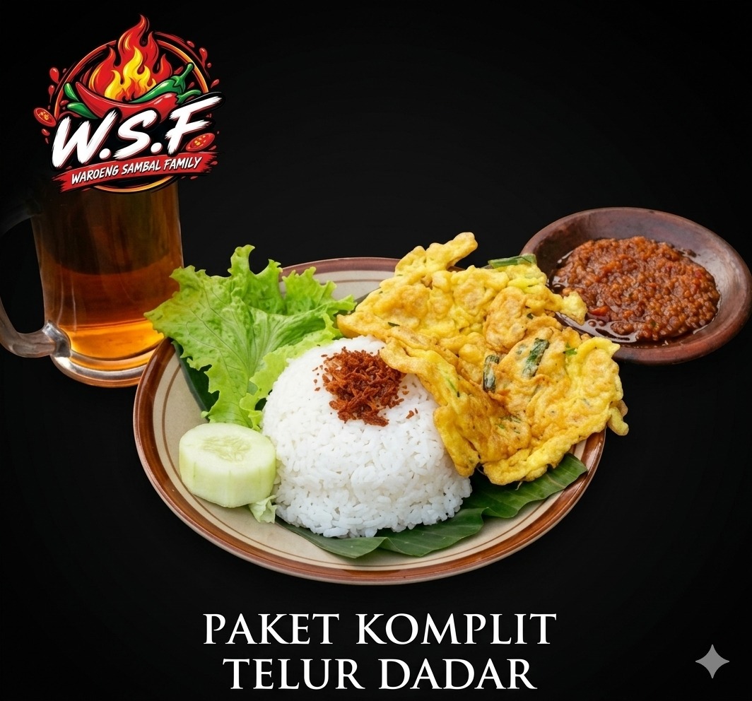Paket Telur Dadar Nasi Es Teh
