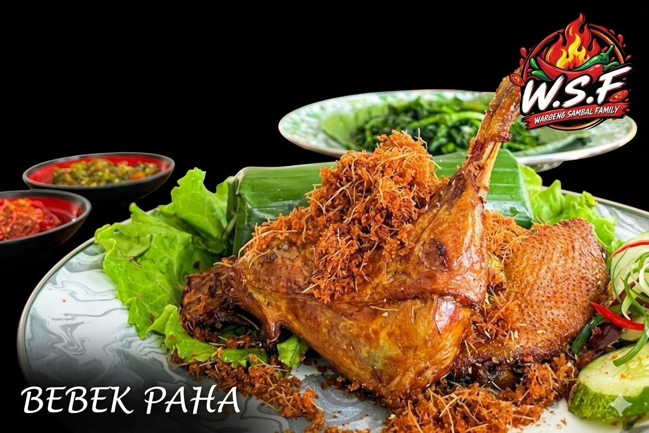 BEBEK PAHA GORENG LENGKUAS
