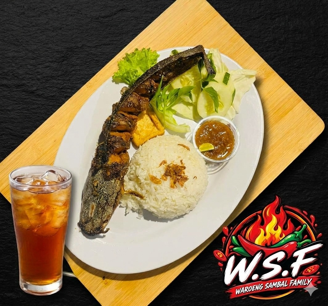 Paket Lele Goreng Nasi Es Teh